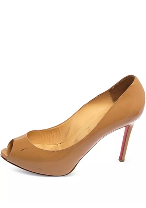 Christian Louboutin Pre-Owned 100m Flo Pee pumps - Neutrals
