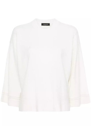 Fabiana Filippi crew-neck cashmere top - Neutrals