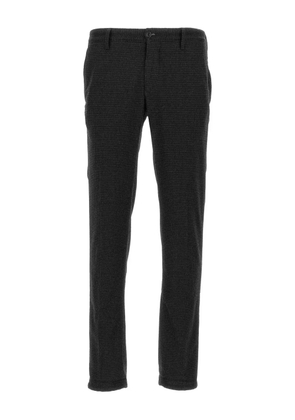 Incotex patterned trousers - Black