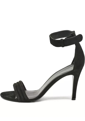 Celine Pre-Owned 105mm suede sandals - Black
