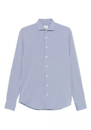 Traiano Milano striped long-sleeved shirt - Blue