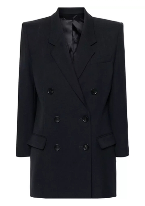 ISABEL MARANT Robine double-breasted cotton blazer - Black