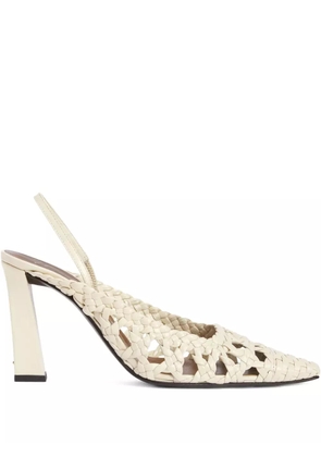 Giuseppe Zanotti 90mm Brendha Cage pumps - White