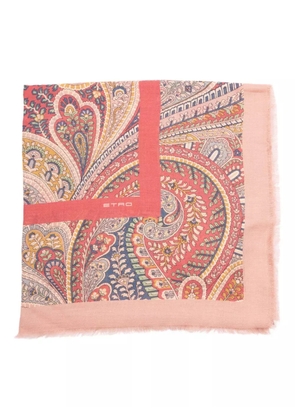 ETRO paisley-patterned scarf - Pink