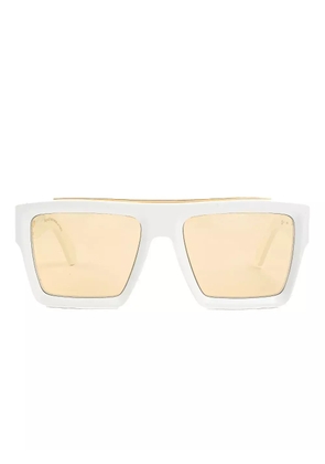 Kador square-frame sunglasses - White
