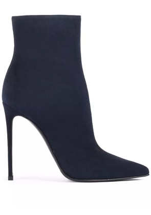 Le Silla 120mm Eva suede stiletto boots - Blue