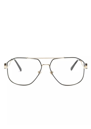 Versace Eyewear Medusa Head pilot-frame glasses - Black
