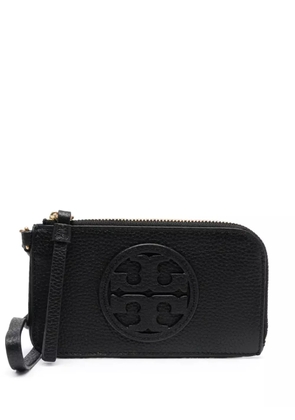 Tory Burch Miller logo-cut card case - Black