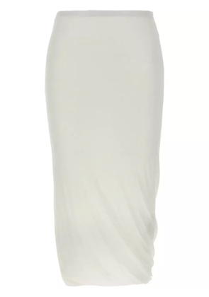 Jil Sander cotton midi skirt - White