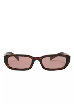 Prada Eyewear rectangle-frame sunglasses - Brown