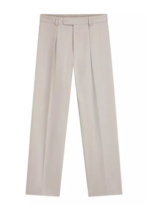 BOSS pleated cotton trousers - Neutrals