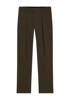 BOSS pleated-front trousers - Green