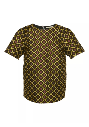 Etro Pre-Owned jacquard top - Brown