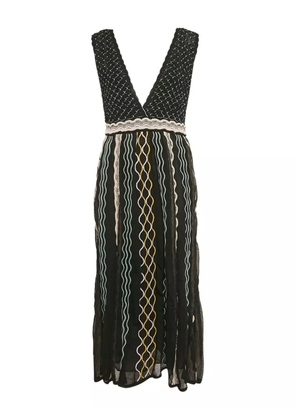 Missoni Pre-Owned 2024 wave-patterned dress - Black