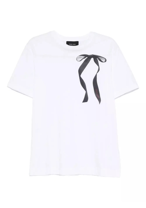 Simone Rocha ribbon bow-print T-shirt - White