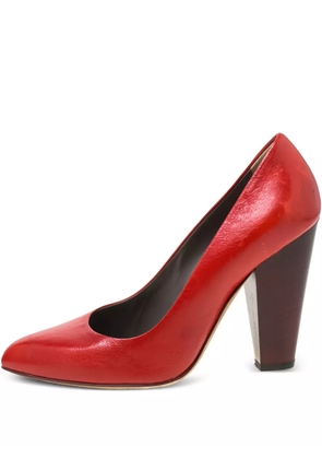Dolce & Gabbana Pre-Owned 105mm leather pumps - Red