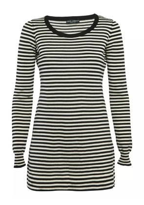 Dolce & Gabbana Pre-Owned striped wool top - Black
