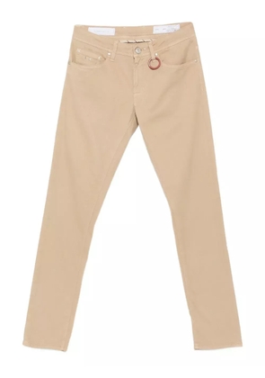 Sartoria Tramarossa ring-detail trousers - Neutrals
