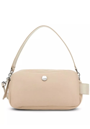 Hogan Doppia leather shoulder bag - Neutrals
