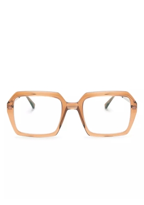 Mykita Vanilla square-frame glasses - Brown