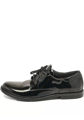 Dolce & Gabbana Pre-Owned patent leather lace-up shoes - Black