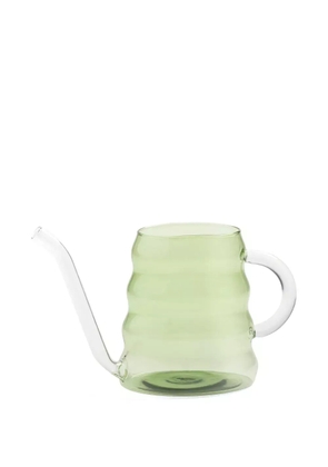 &k Amsterdam Swell glass watering can (10cm) - Green