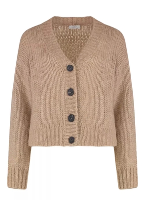 Peserico V-neck cardigan - Neutrals