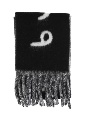 Burberry fringed scarf - Black