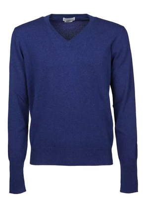 Ballantyne V-neck cashmere sweater - Blue