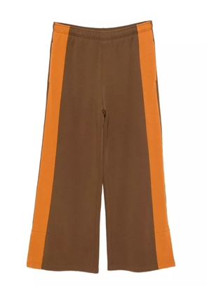 Qasimi side strip track pants - Brown