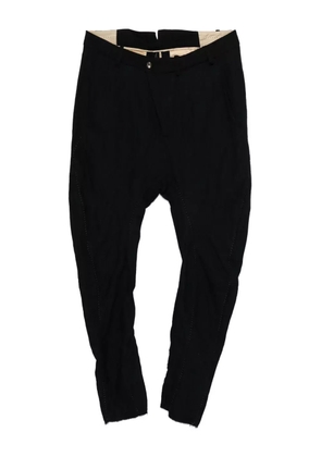 Masnada drop-crotch trousers - Black