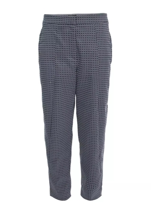 Giorgio Armani Pre-Owned geometric-print trousers - Grey