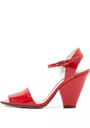 Dolce & Gabbana Pre-Owned 95mm leather sandals - Red