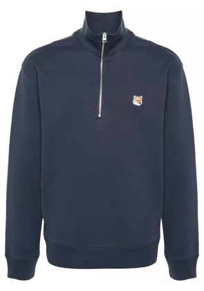 Maison Kitsuné Fox Head cotton sweatshirt - Blue