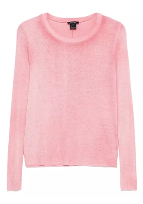 Avant Toi ribbed long-sleeve sweater - Pink