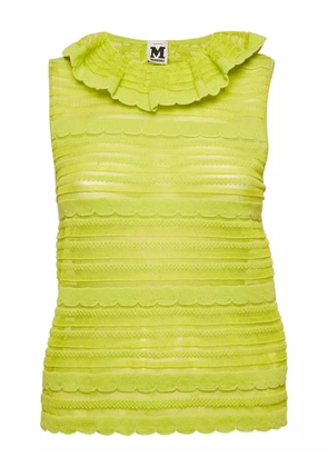Missoni Pre-Owned scalloped knit top - Green