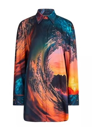 Roberto Cavalli silk shirt - Orange