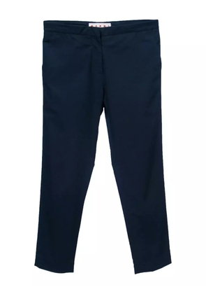 Marni Pre-Owned cotton tailored trousers - Blue
