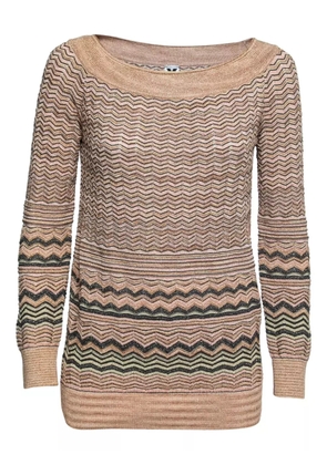 Missoni Pre-Owned zigzag-pattern jumper - Neutrals