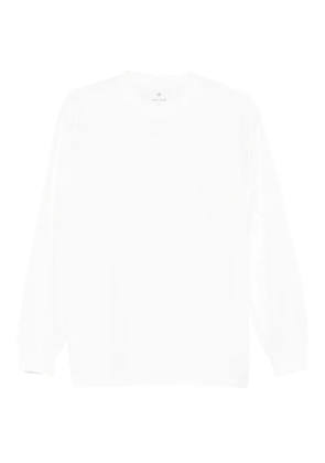 Snow Peak crew-neck long sleeve T-shirt - White