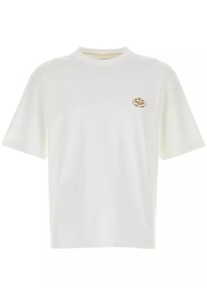 Prada logo-embroidered T-shirt - White