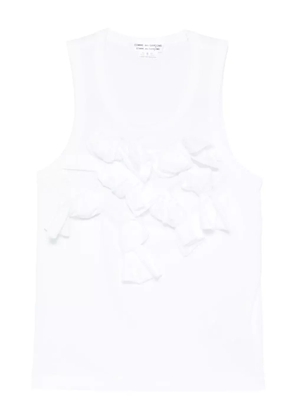 Comme Des Garçons Comme Des Garçons ruffled top - White