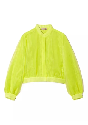TWINSET organza bomber jacket - Green