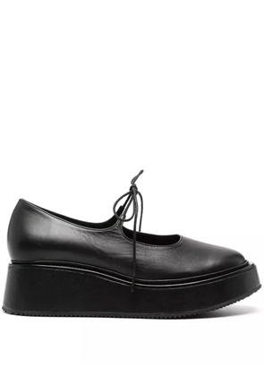 Nicole Saldaña 50mm Fabiana wedge shoes - Black