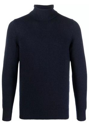 Drumohr cashmere roll neck jumper - Blue