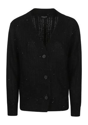 Fabiana Filippi sequin-embellished cardigan - Black
