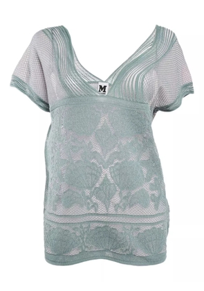 Missoni Pre-Owned 2024 lurex floral top - Blue