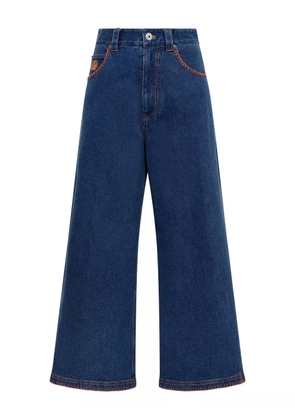 MALIPARMI contrast-stitch denim jeans - Blue
