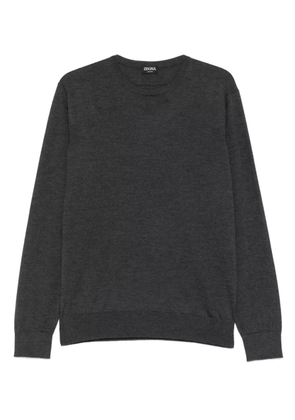 Zegna crew-neck sweater - Grey