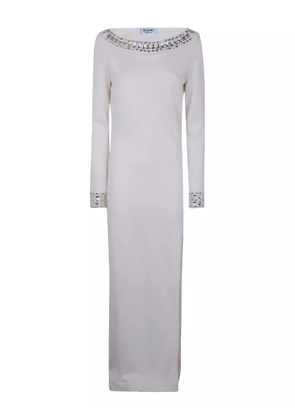 Blugirl crystal-embellished long dress - White